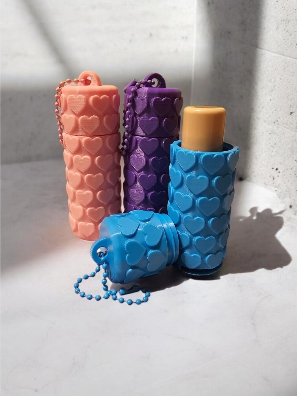 Lip Balm Tab Opener Keychain Bag Charm